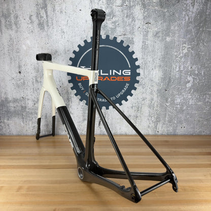 Light Use! 2026 Enve Melee V1 54cm Aspen White Carbon Road Bike Frameset 1905g