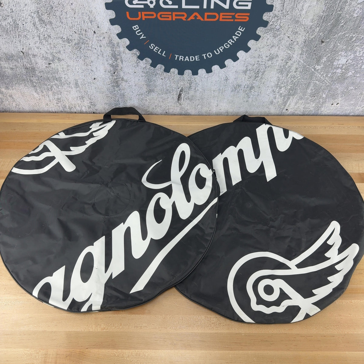 Campagnolo Padded Double Black Pair Bike Wheel Bags