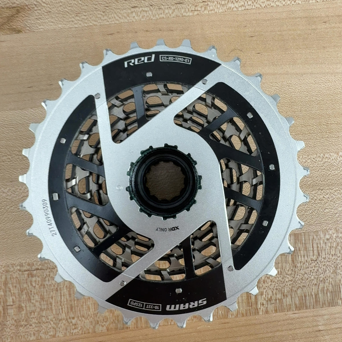 Ridden Once! SRAM Red AXS E1 XG-1290 10-33t 12-Speed Bike Cassette MSRP $450 — photo 5 of 5