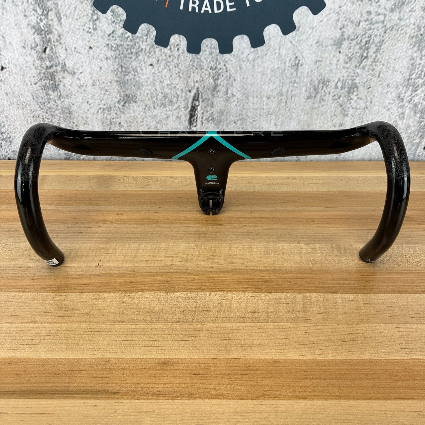 Low Mile! Chapter2 MANA 2 Aqua + Black 42cm 110mm Carbon Integrated Handlebar