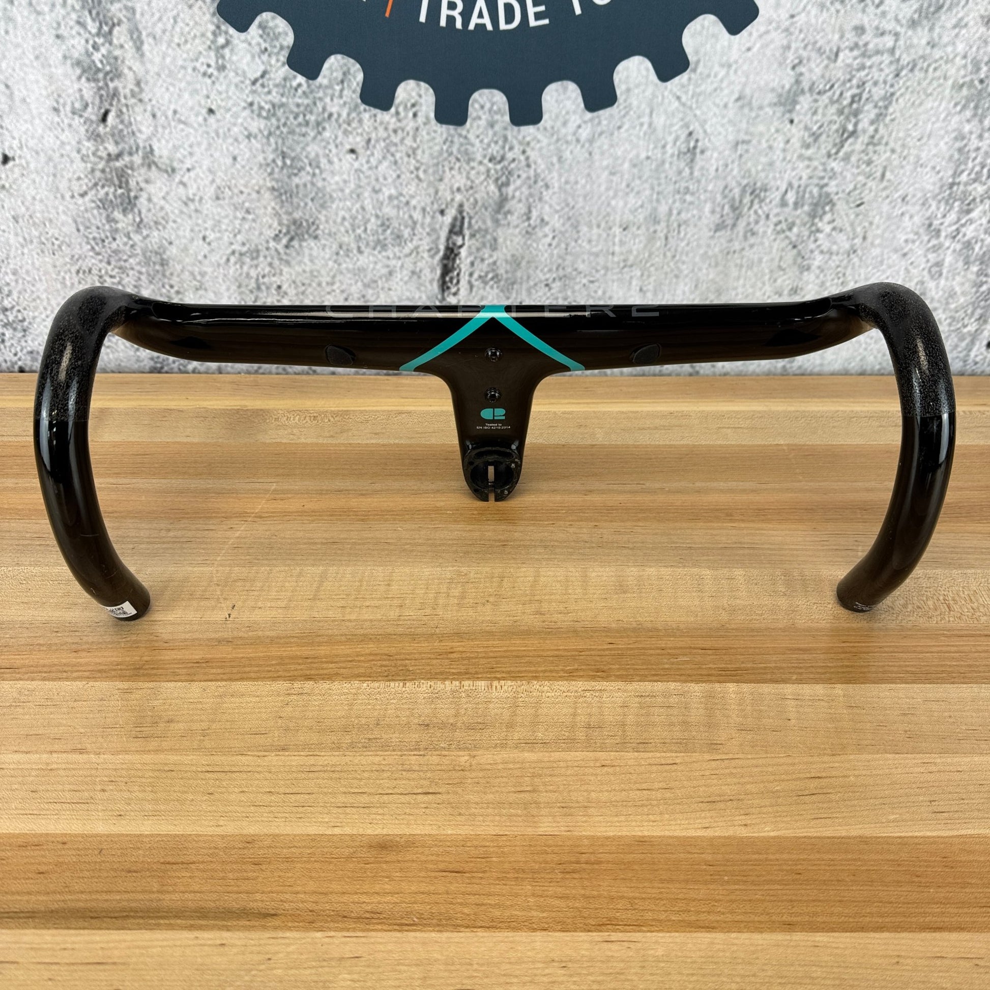 Low Mile! Chapter2 MANA 2 Aqua + Black 42cm 110mm Carbon Integrated Handlebar