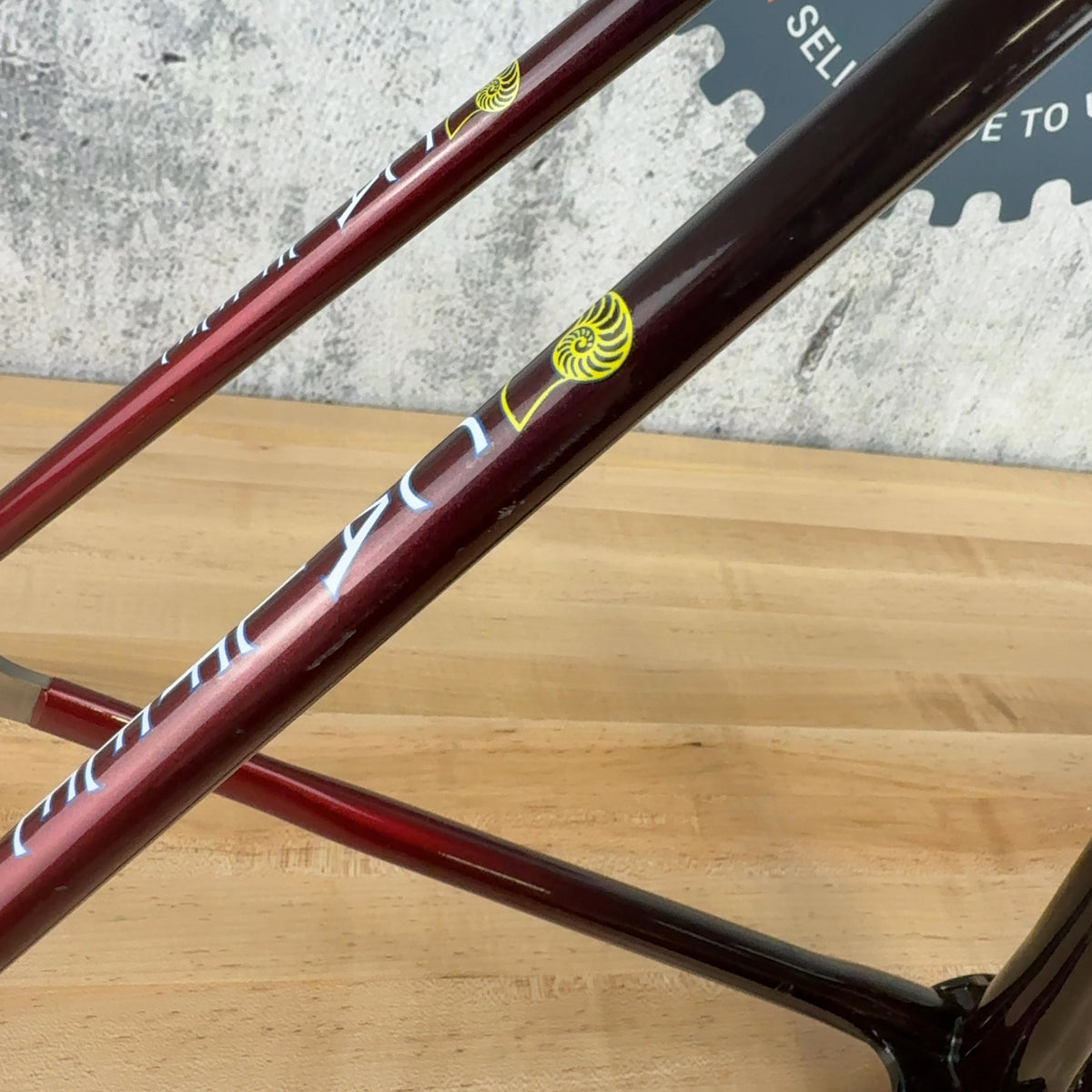 Calfee Tetra Pro 58cm Red Vintage Carbon Rim Brake Road Bike Frameset 700c 1710g — photo 18 of 20