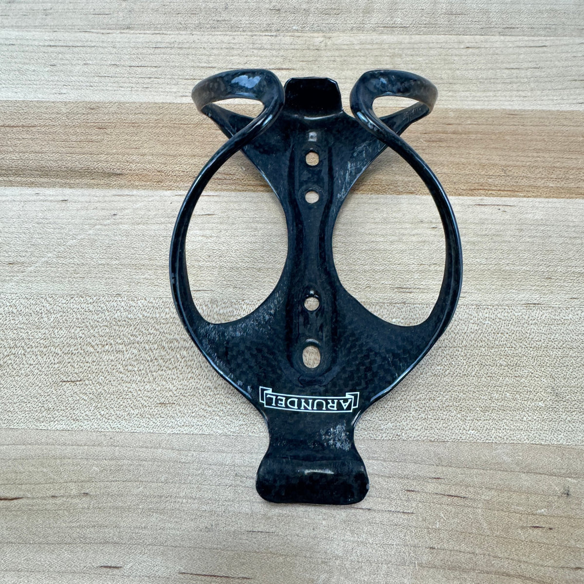 Arundel Mandible 3K Weave Glossy Black Carbon Water Bottle Cages