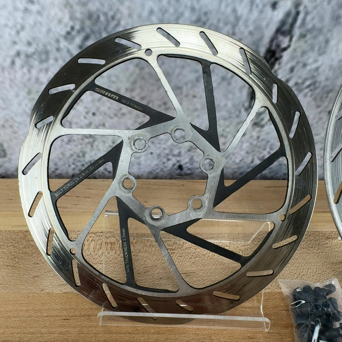 SRAM HS2 160mm/180mm 6-Bolt 160/180mm Brake Rotors 309g — photo 3 of 7