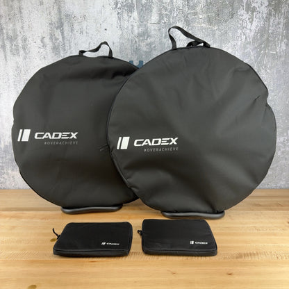 New! Cadex 36 Carbon Tubeless Road Bike Wheelset 700c 1343g Ceramic MSRP $3200