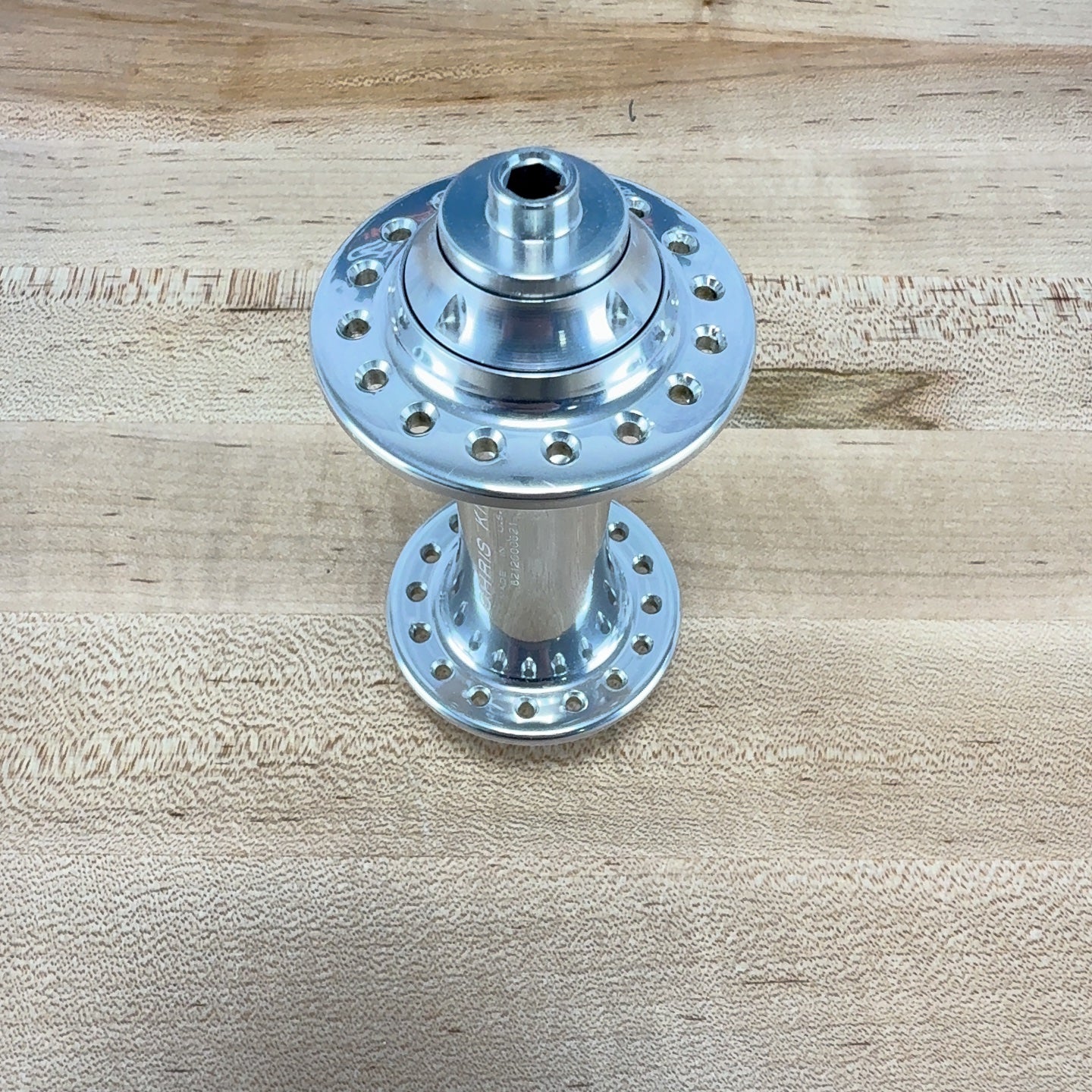 Light Use! Chris King R45 32 Hole Silver Quick Release Rim Brake Hubset 326g
