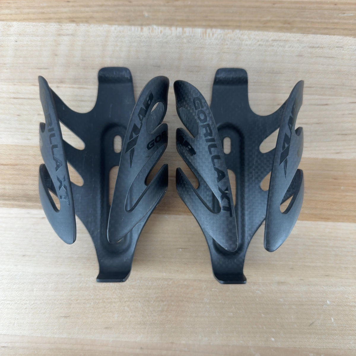 Xlab Gorilla Cage Carbon Black Pair Bike Water Bottle Cages 102g