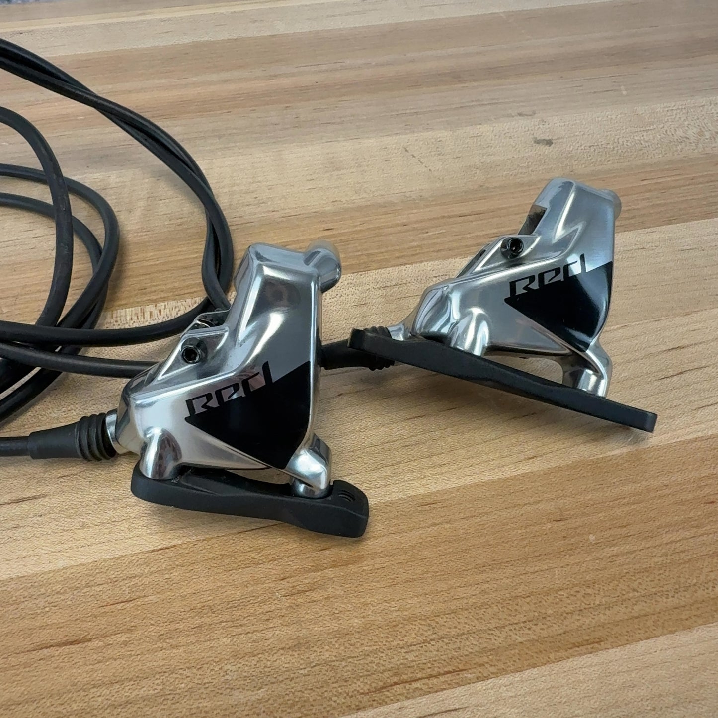 SRAM Red AXS D1 12-Speed Shifters w/ Red D1 Disc Brake Calipers 560g