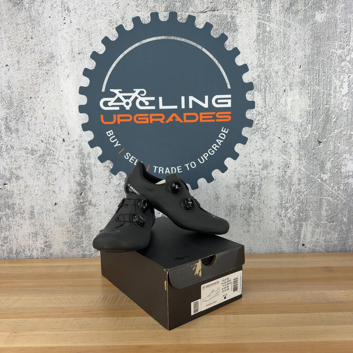 New! Specialized S-Works Torch Black 43.5 EU Clipless Cycling Shoes MSRP $500 — photo 1 of 6