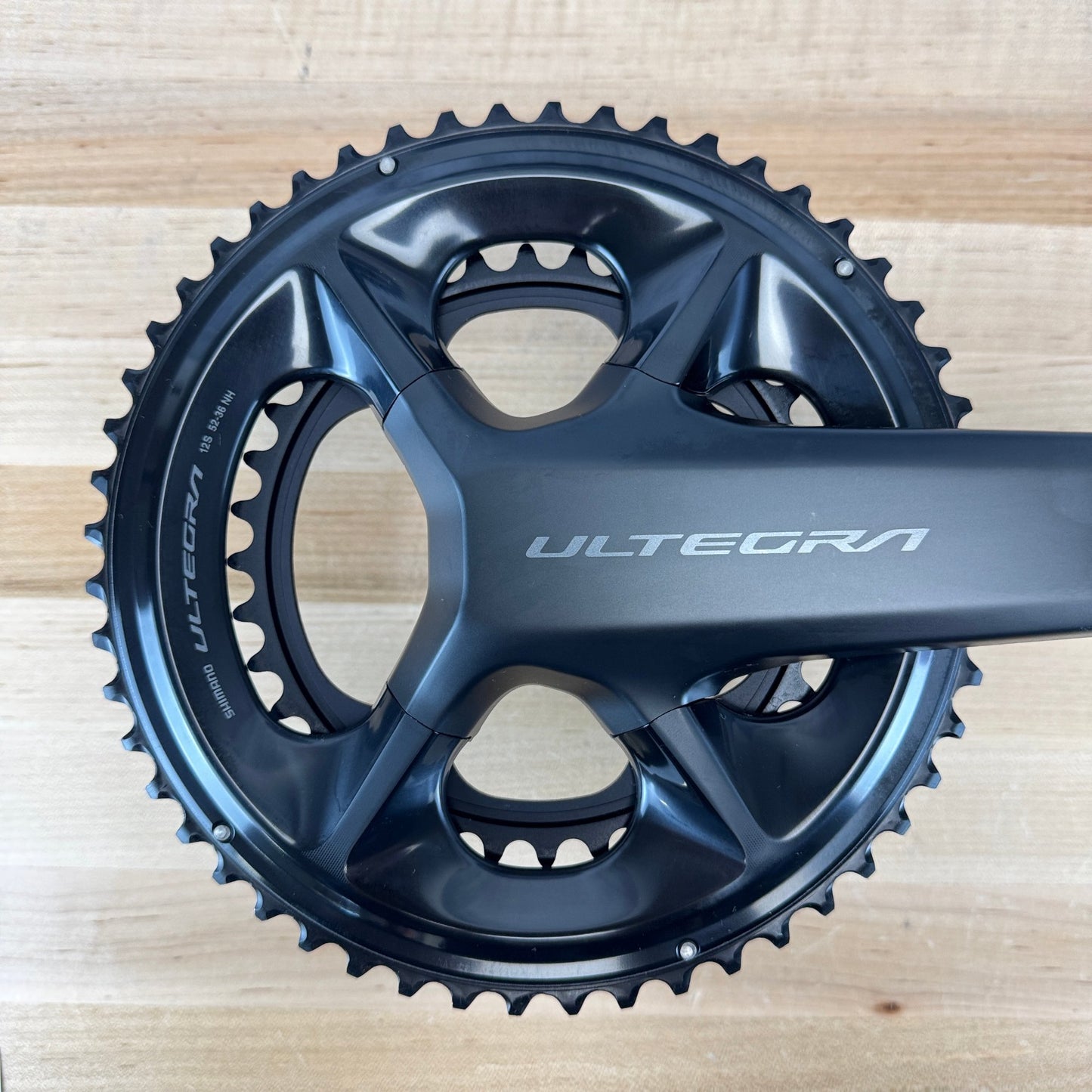 New Take Off! Shimano Ultegra FC-R8100 52/36t 172.5mm 12 Speed Aluminum Crankset with Chainrings