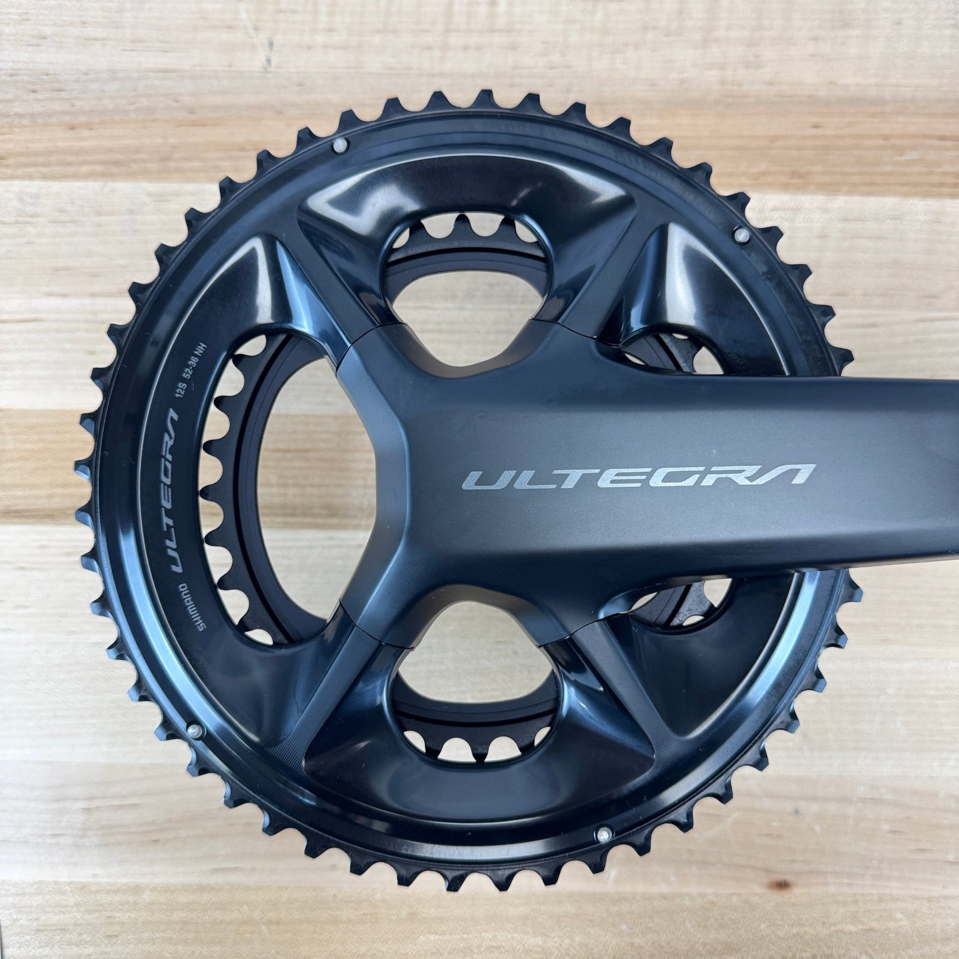 New Take Off! Shimano Ultegra FC-R8100 52/36t 172.5mm 12 Speed Aluminum Crankset with Chainrings