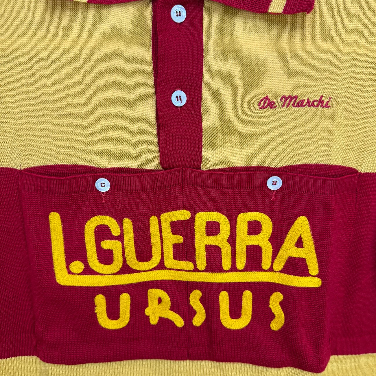 De Marchi L. Guerra Ursus Wool Cycling Jersey