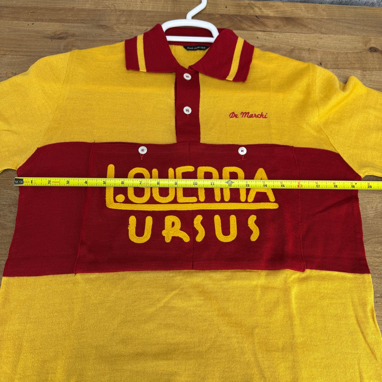 De Marchi L. Guerra Ursus Wool Cycling Jersey