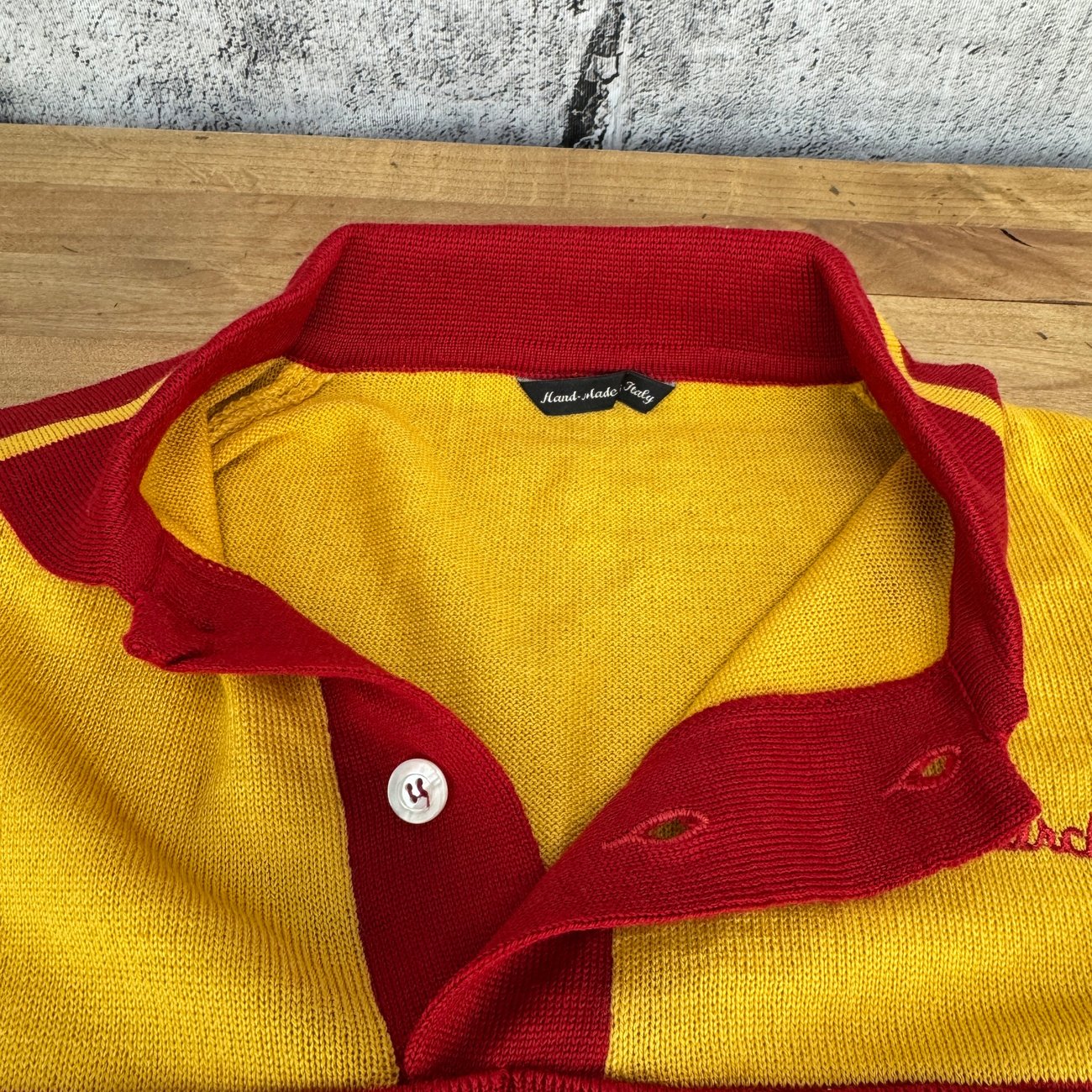 De Marchi L. Guerra Ursus Wool Cycling Jersey