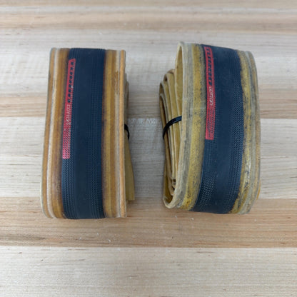 Pair Specialized Turbo Cotton Gumwall Gripton 700c x 24mm Road Tires 467g