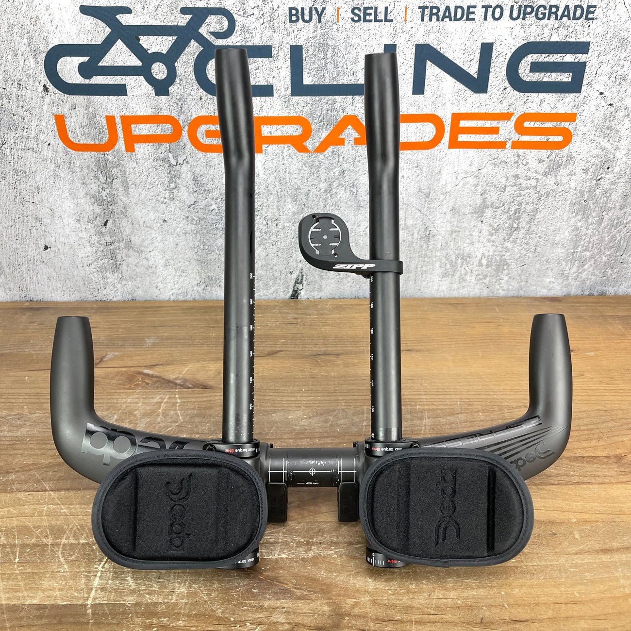 Deda Elementi Espresso TT Carbon 40cm Basebar 31.8mm + J-Bend Extensions TT/Triathlon