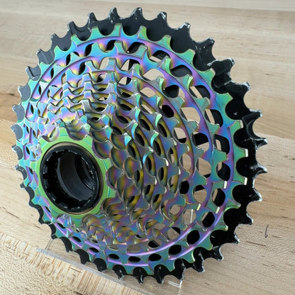 Low Mile! 2025 SRAM Red AXS XG-1290 10-36t E1 Rainbow 10-36t 12-Speed E1 Cassette