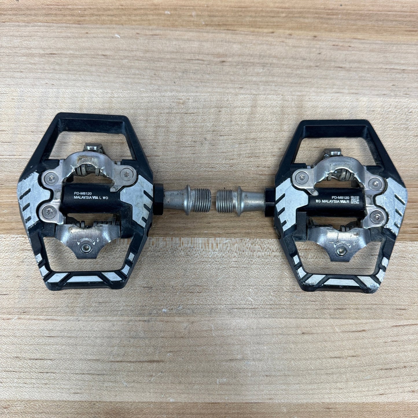 Shimano XT PD-M8120 SPD Dual-Sided Clipless MTB Trail Alloy Pedals 436g