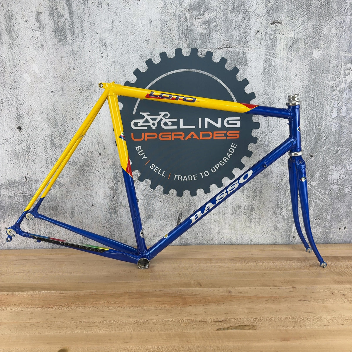 1996 Basso Loto 56cm Campagnolo Prodotti Speciali Vintage Steel Bike Frameset — photo 1 of 22