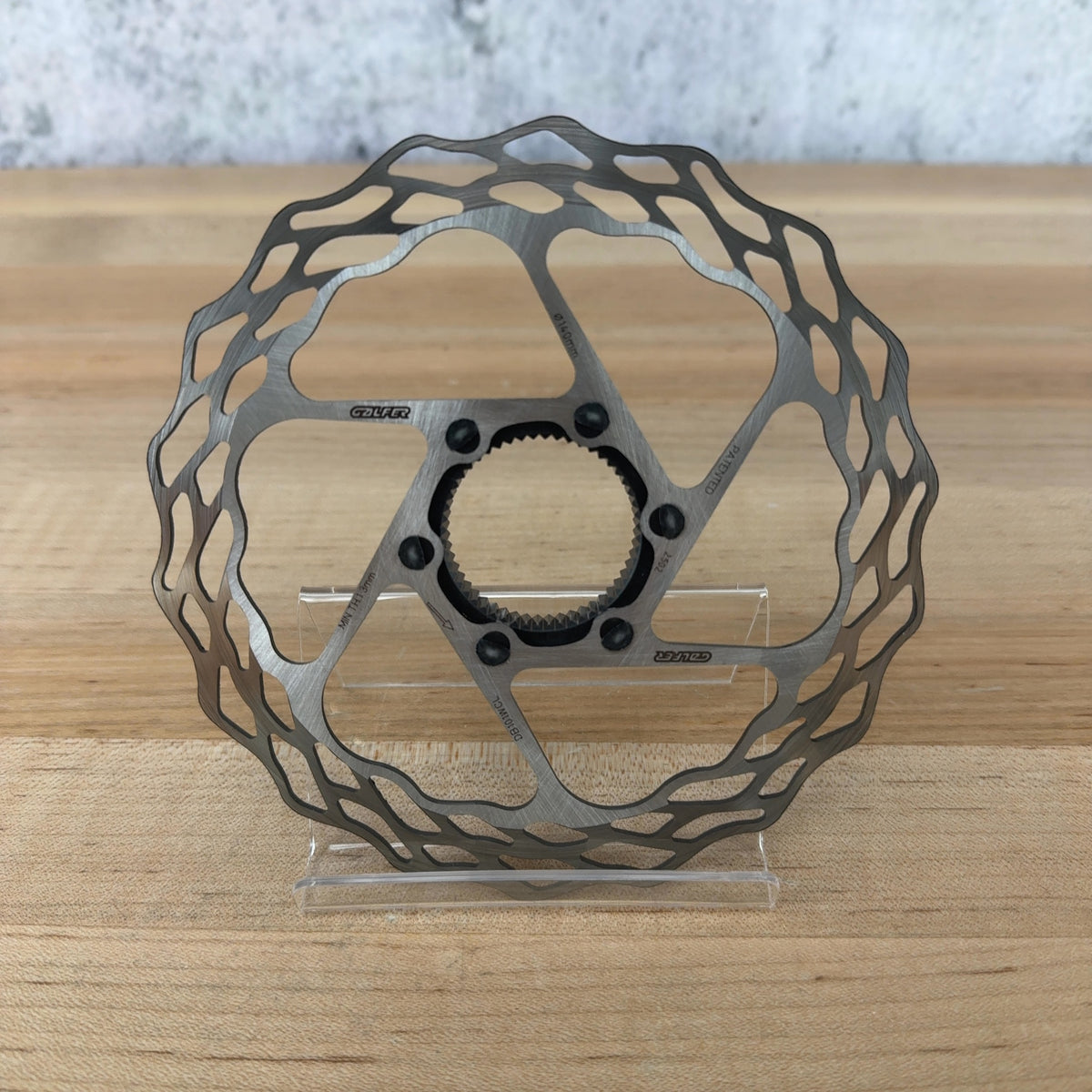 Light Use! Galfer Wave Road 140mm Center-Lock Bike Disc Brake Rotor 83g