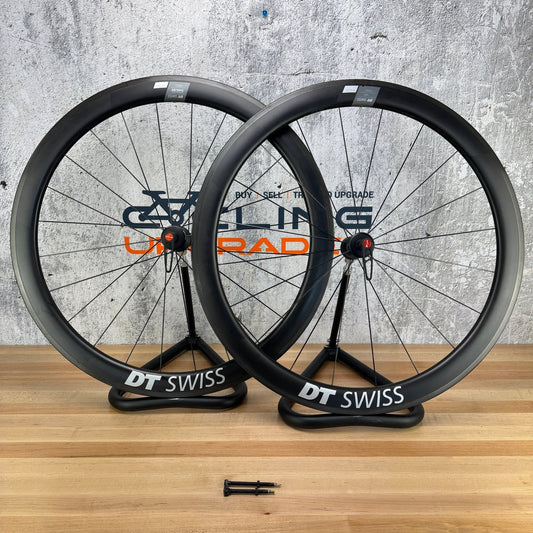 DT Swiss ARC 1400 DICUT 48mm Carbon Rim Brake Tubeless Wheelset 1577g DT 240