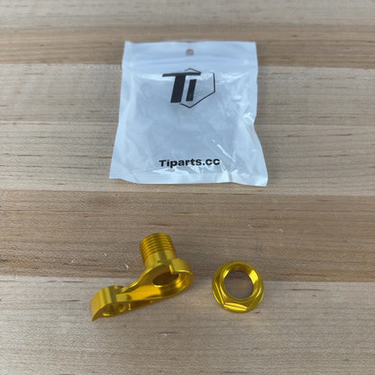 New! TiParts Cervelo Fits S5 2020-2025, R5, Soloist Bike Gold Derailluer Hanger