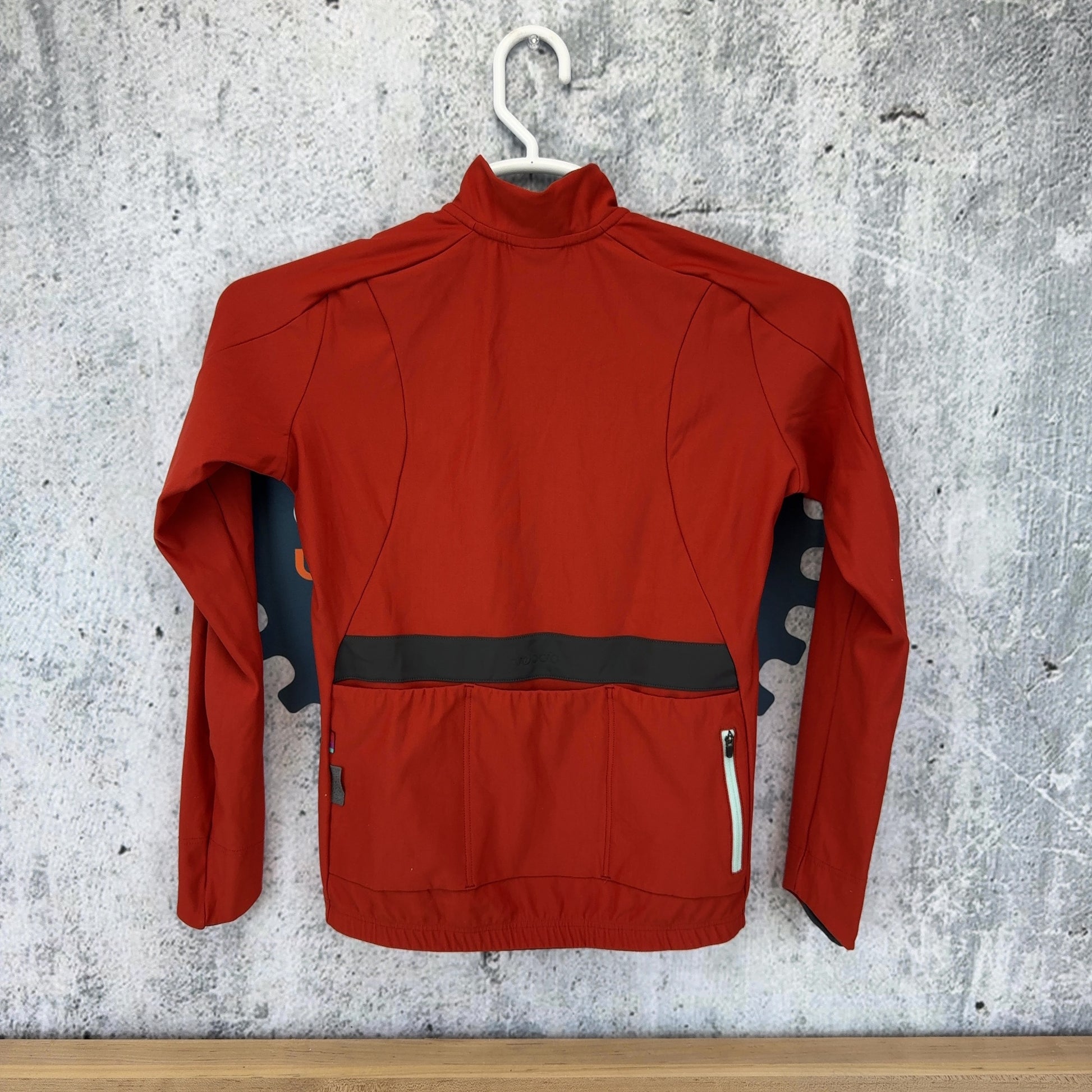 Velocio Recon Hardshell Medium Red Women's Cold Weather Cycling Jacket
