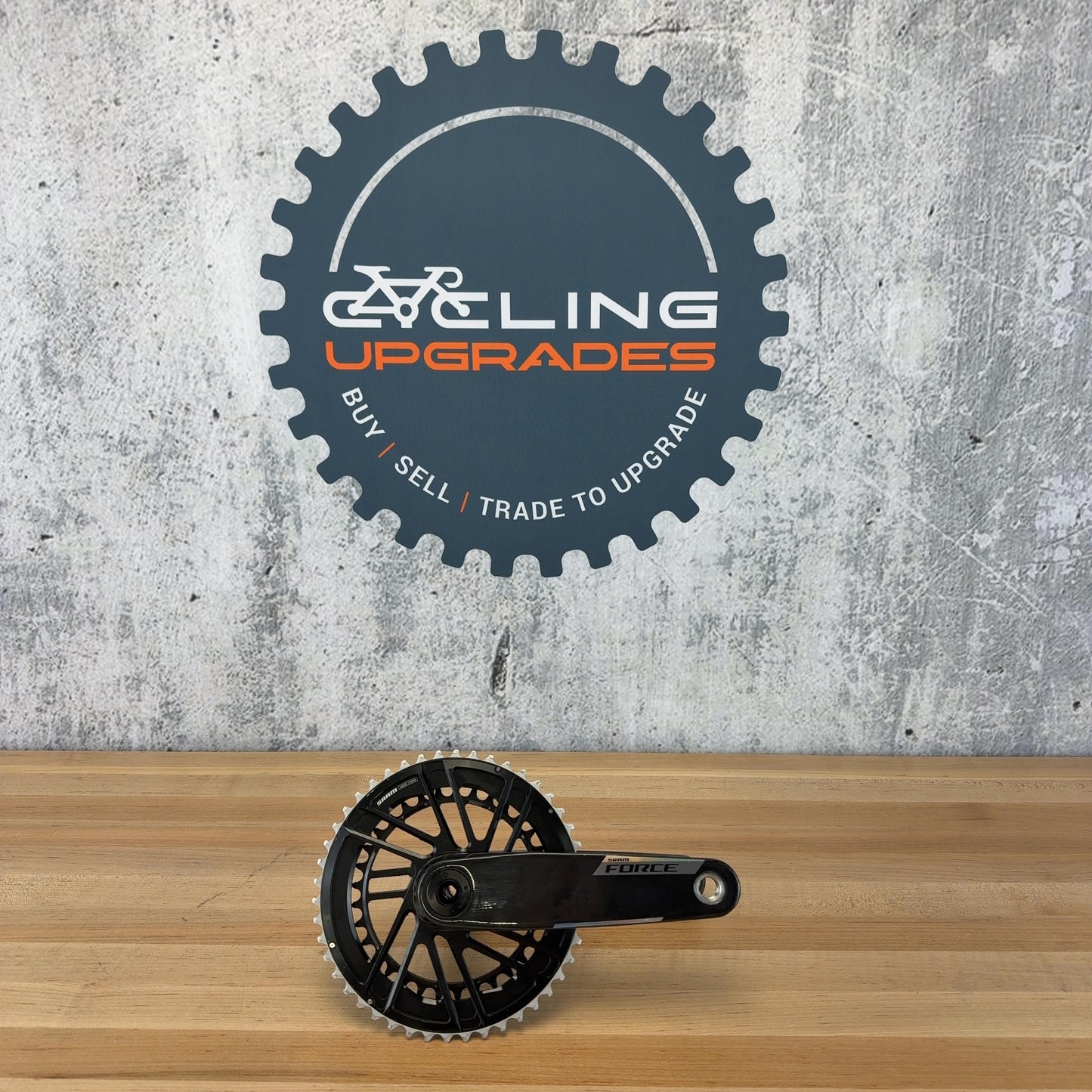 Light Use! SRAM Force AXS E1 172.5mm 46/33 Carbon Dub 8-Bolt 12-Speed Crankset