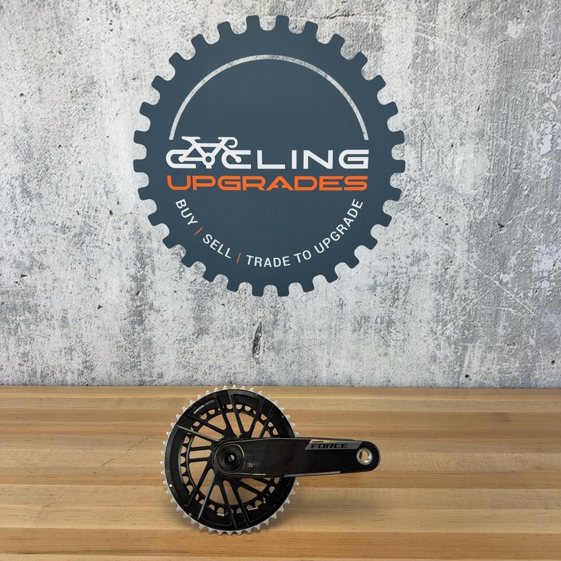 Light Use! SRAM Force AXS E1 172.5mm 46/33 Carbon Dub 8-Bolt 12-Speed Crankset
