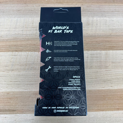 New! Supacaz Super Sticky Kush Tape Red Bar Tape MSRP $50