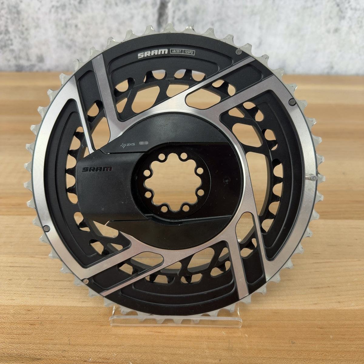 Light Use! SRAM Red AXS E1 Quarq Power Meter 48/35t 12-Speed Chainring Set 265g