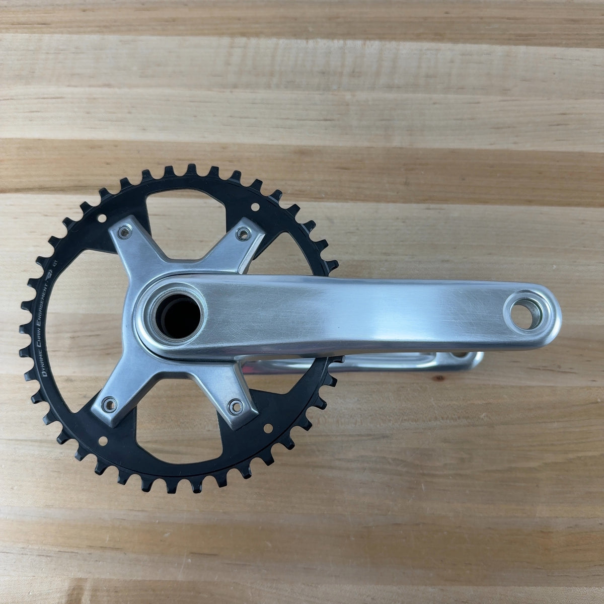 New Take Off! Shimano CUES FC-U6030-1 170mm 42T Silver Gravel Crankset MSRP $125 — photo 3 of 11