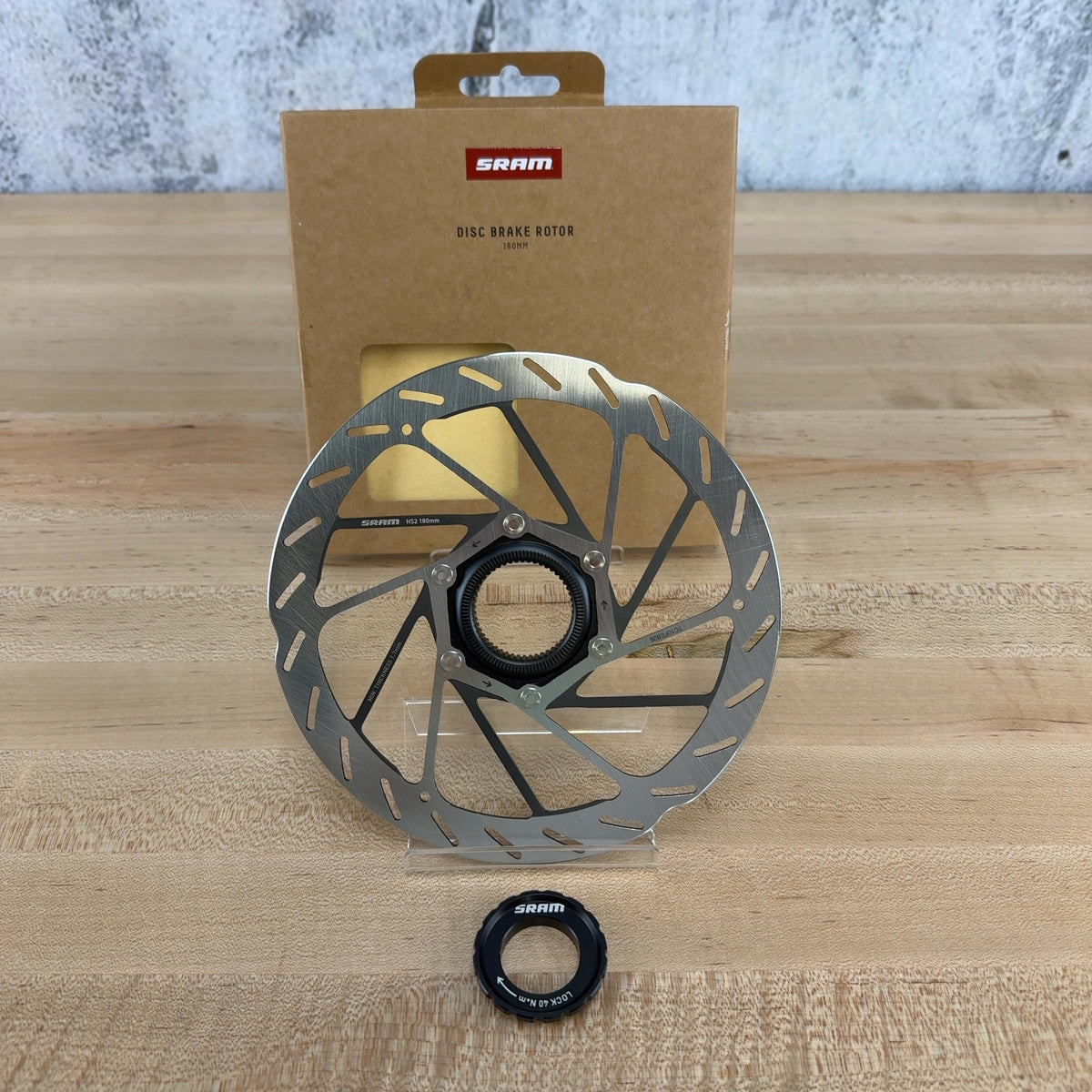 New! SRAM HS2 180mm Center-Mount MTB Mountain Bike Disc Brake Rotor MSRP $60 — photo 1 of 4