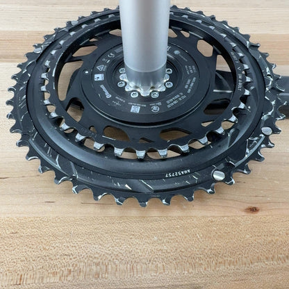 Low Mile! SRAM Red AXS E1 Quarq Power Meter 165mm 48/35T Carbon Crankset 574g