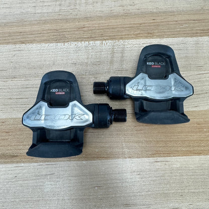 Low Mile! Look Keo Blade Carbon 8nm Clipless Road Bike Pedals 234g