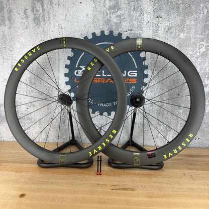 Light Use! Reserve 52/63 Turbulent Aero ZR1 Paris Green Limited Carbon Wheelset