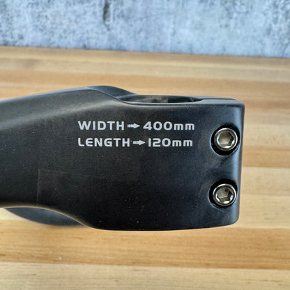 QuickPro Zephyr SSL 40cm x 120mm 75mm Reach Carbon Integrated Handlebar 315g