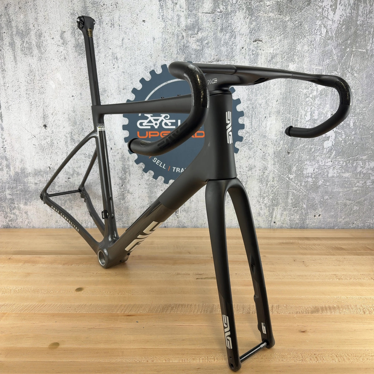 Low Mile! 2026 Enve Fray 56cm Clear Smoke Carbon Road Bike Frameset 700c 2390g — photo 3 of 19