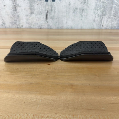 Light Use! Tririg Carbon Arm Cups Open Back TT/Triathlon Cockpit Pads 369g