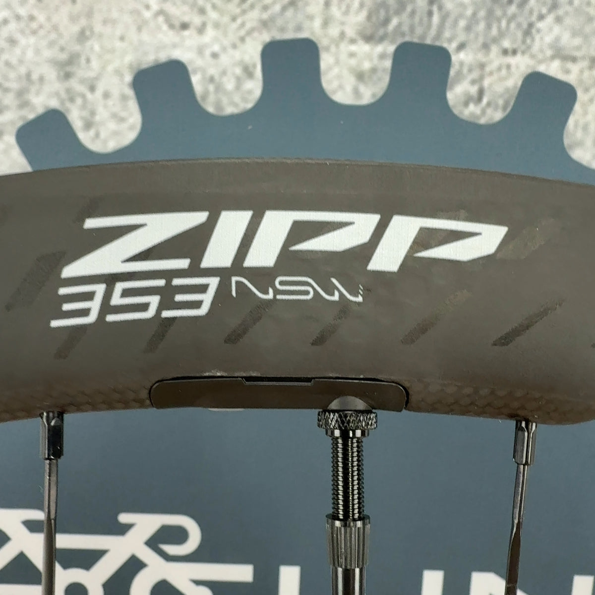 New! Zipp 353 NSW ZR1 SL Ceramic Hubs AXS Sensor Carbon Front Wheel MSRP $1950 — photo 2 of 6