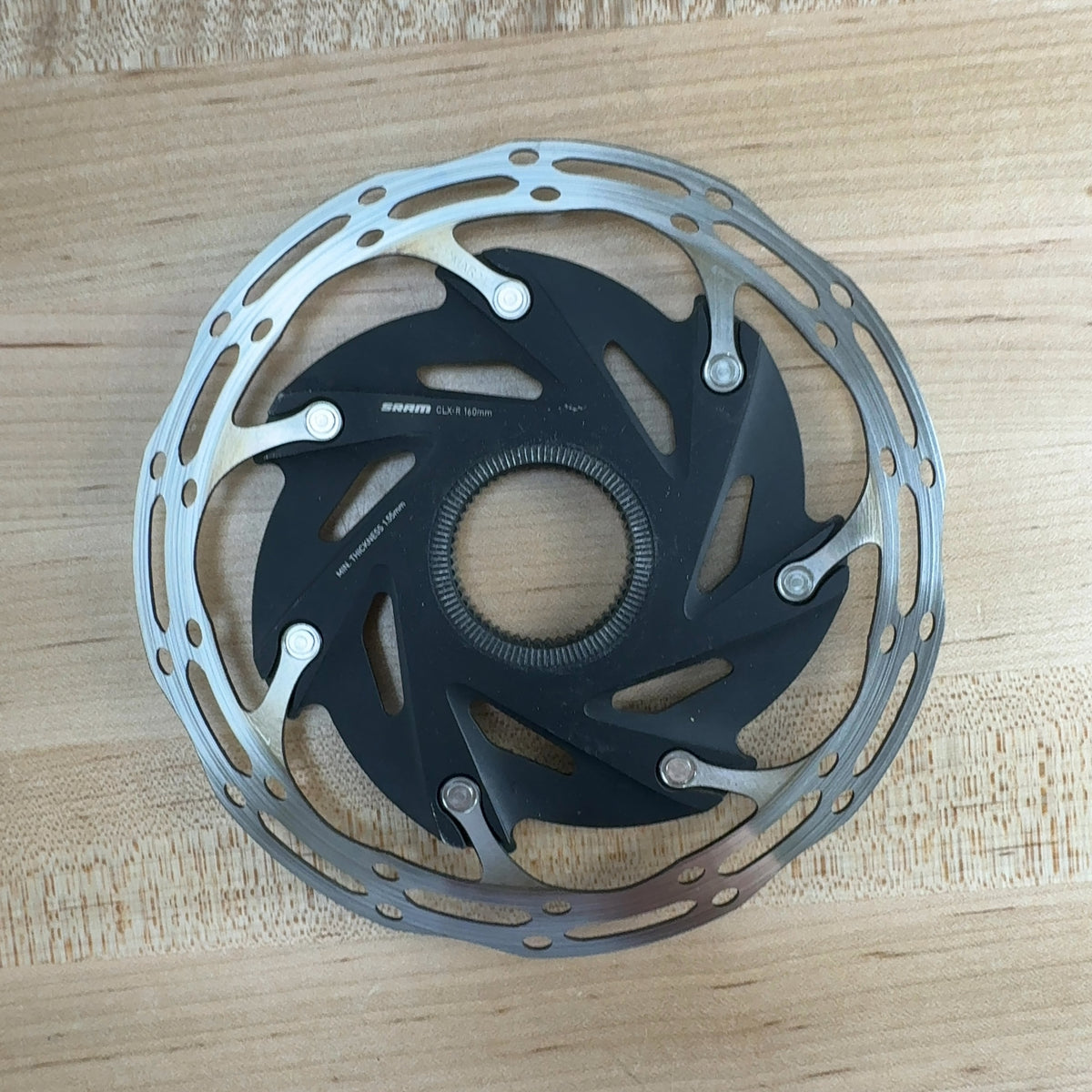 Low Mile! SRAM Centerline CLX-R Center Lock 160/160mm Disc Brake Rotors 282g — photo 5 of 7