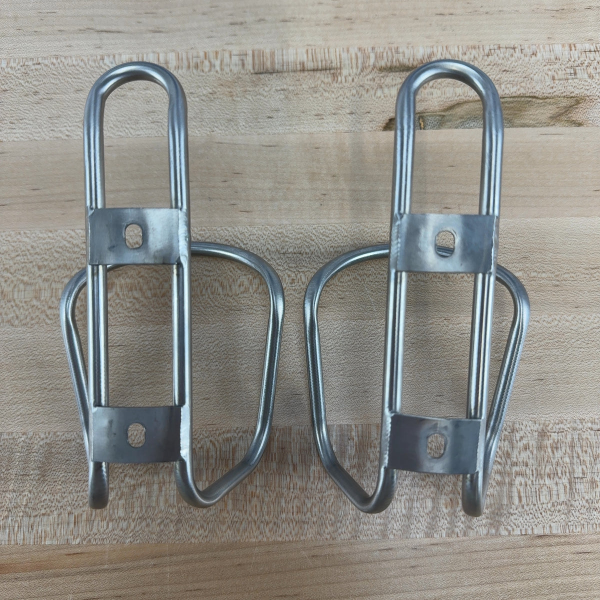 Light Use! 2025 King Cage Titanium Silver Bike Water Bottle Cages 59g