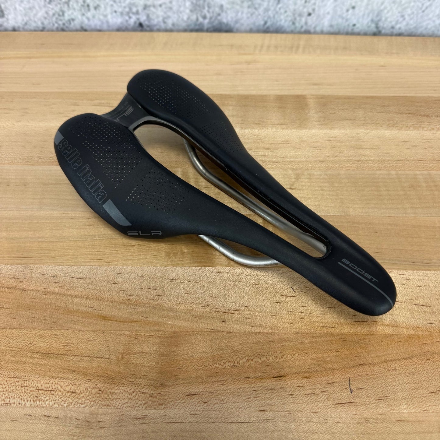 Light Use! Selle Italia SLR Boost Ti 316 Superflow 130mm Titanium Bike Saddle