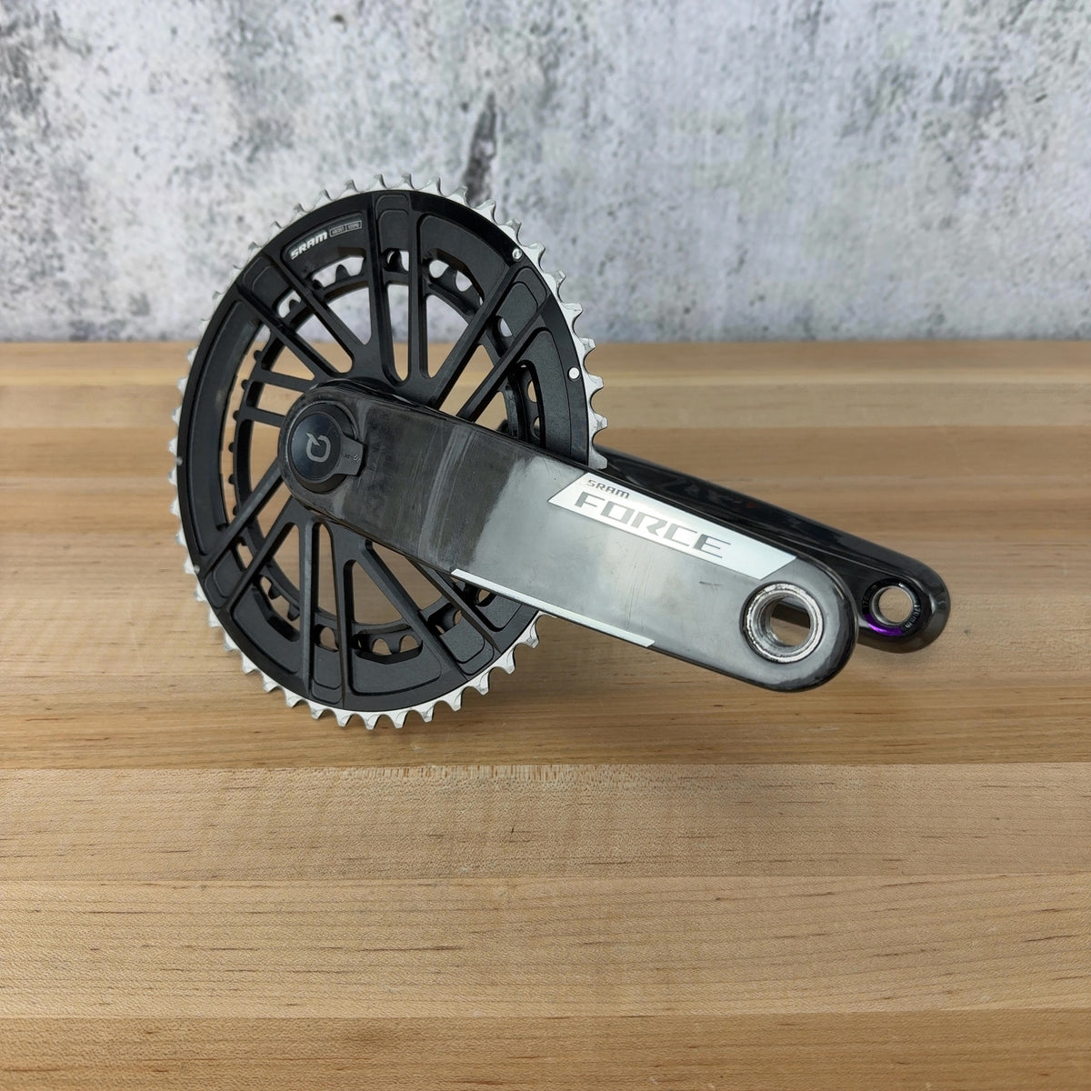 Low Mile! SRAM Force AXS Power Meter Spindle E1 170mm 48/35t Quarq Crankset 658g — photo 1 of 11