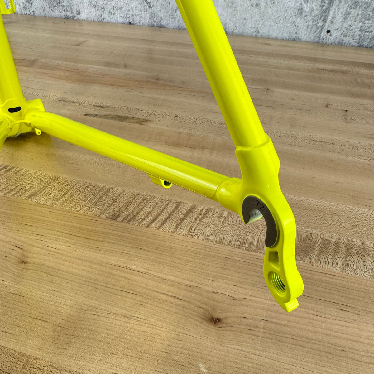 New! 2023 Dario Pegoretti Luigino Vintage 54cm Yellow Steel Rim Brake Frameset