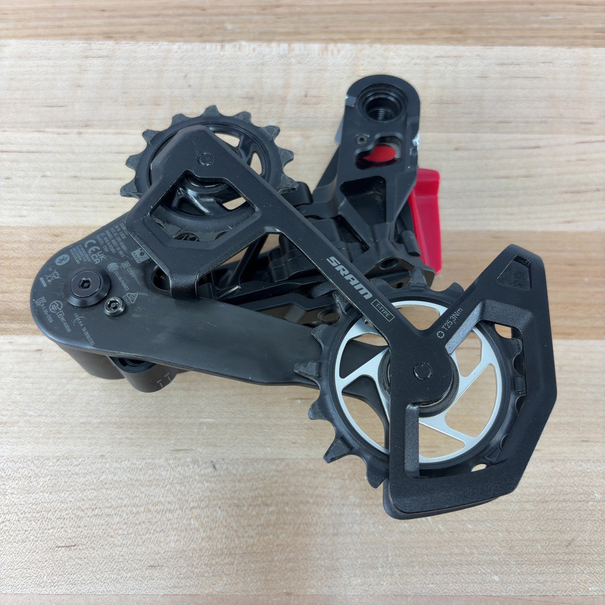 Low Mile! SRAM X0 Eagle T-Type AXS w/ XX SL Carbon Cage 12 Speed Derailleur — photo 3 of 6