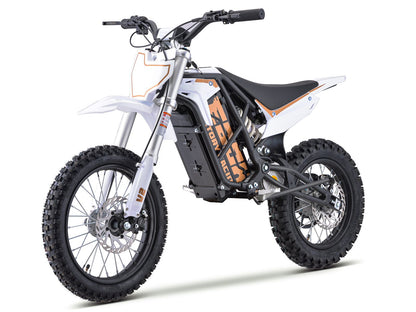 New! Ebox 2 V2 2.0kw 60V Mini Electric Ebike Full Suspension Dirt Bike - White