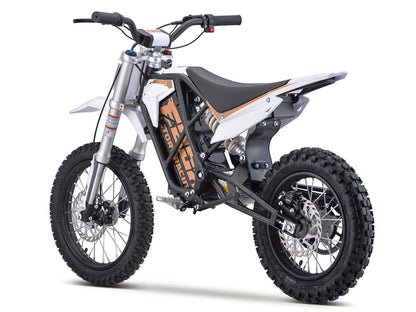 New! Ebox 2 V2 2.0kw 60V Mini Electric Ebike Full Suspension Dirt Bike - White