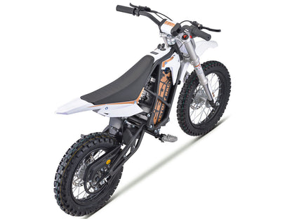 New! Ebox 2 V2 2.0kw 60V Mini Electric Ebike Full Suspension Dirt Bike - White
