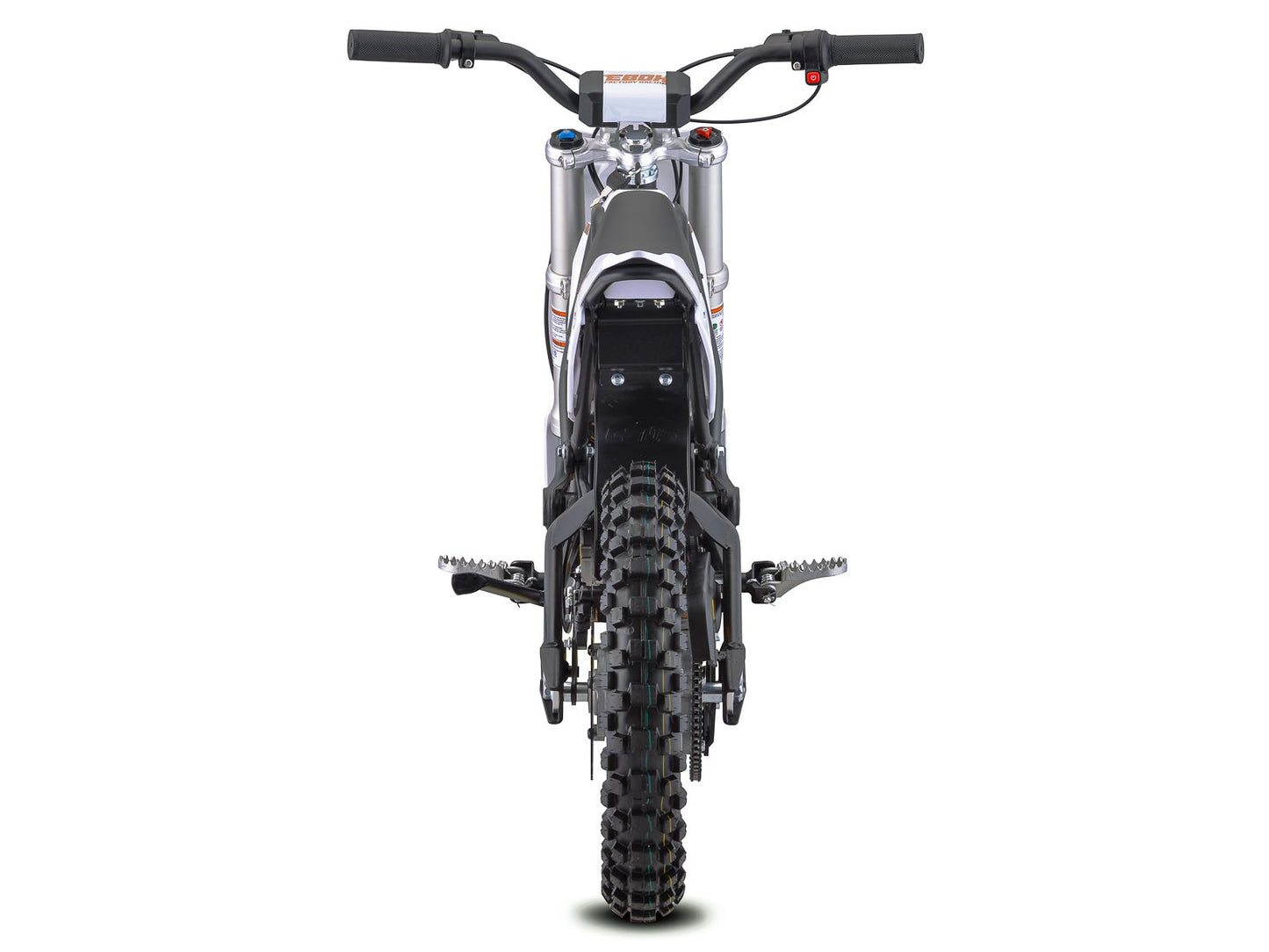 New! Ebox 2 V2 2.0kw 60V Mini Electric Ebike Full Suspension Dirt Bike - White